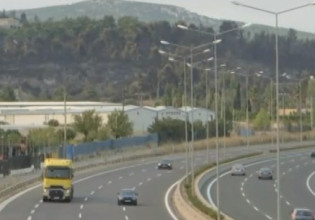 Ανατροπή βυτιοφόρου στην Εθνική Αθηνών – Κορίνθου – Μετέφερε κηροζίνη