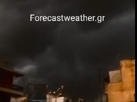 Κακοκαιρία – Εντυπωσιακό βίντεο – Ο Αττικός ουρανός ξαφνικά σκοτείνιασε