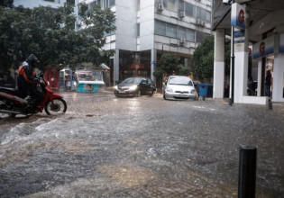 Καιρός – Προβλήματα στην Αττική λόγω της έντονης βροχόπτωσης – Ερχεται νέα επιδείνωση