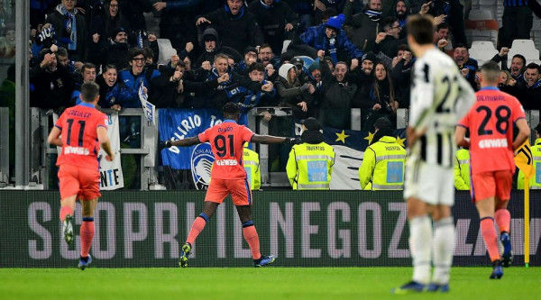 Μεγάλο «διπλό» της Αταλάντα κόντρα στην Γιουβέντους (1-0)