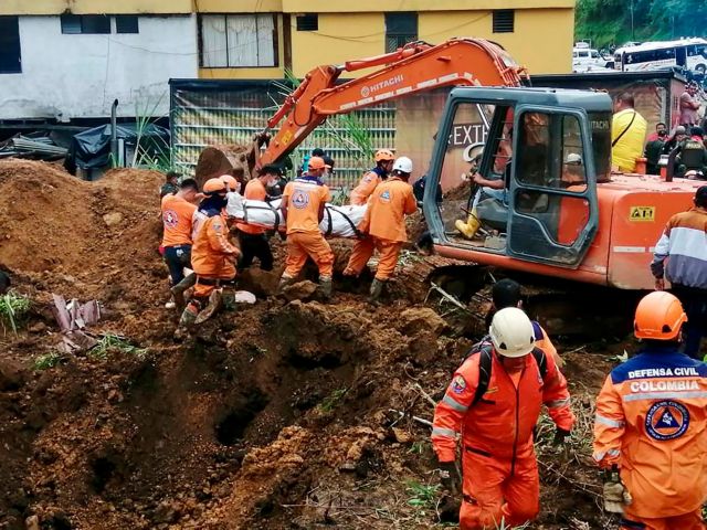 Κολομβία - 10 νεκροί σε κατολίσθηση εξαιτίας σφοδρών βροχοπτώσεων