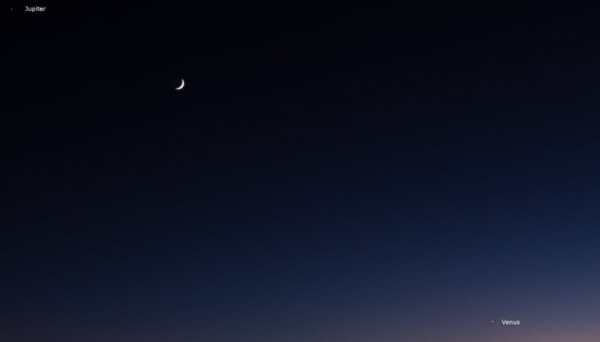 Ο ρυθμός του σύμπαντος – Εντυπωσιακή συστοιχία Δία, Σελήνης και Αφροδίτης (μοναδικές εικόνες)