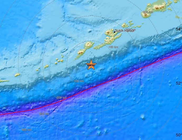 Σεισμός 5,2 Ρίχτερ ταρακούνησε τα νησιά Φοξ του Ειρηνικού