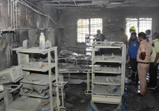 Ινδία – Τουλάχιστον 11 οι νεκροί από φωτιά σε νοσοκομείο