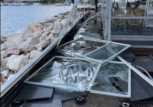 Κακοκαιρία – Σοβαρές καταστροφές στην Πάτρα – Πτώσεις δέντρων και σπασμένες τζαμαρίες