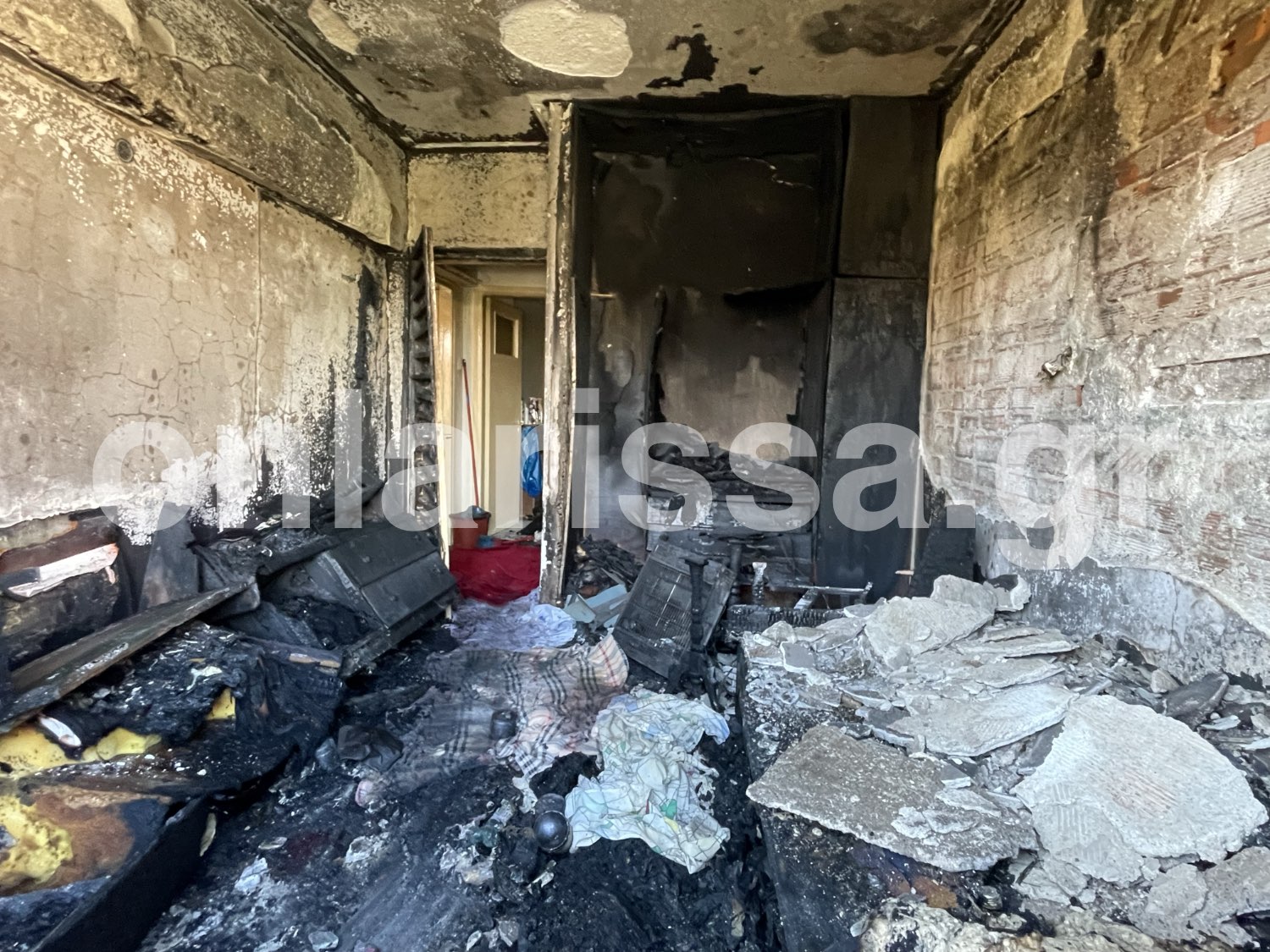 Λάρισα - Τραγικός θάνατος 52χρονου από πυρκαγιά μέσα στο σπίτι του