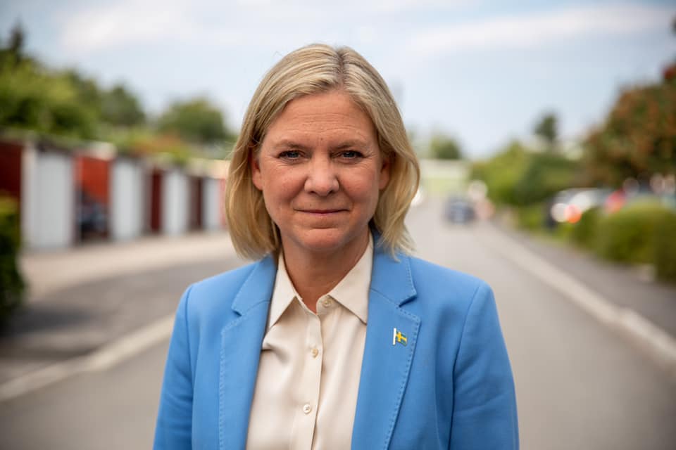 Σουηδία - Πρώτη γυναίκα πρωθυπουργός της χώρας η Μαγκνταλένα Άντερσον