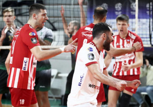 Ανετο διπλό και κορυφή για τον Ολυμπιακό (0-3)