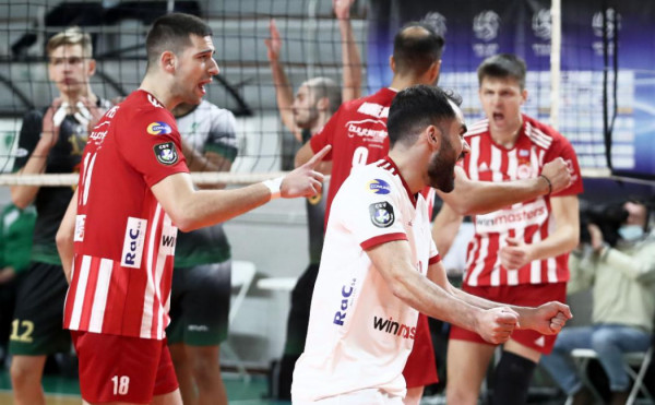 Ανετο διπλό και κορυφή για τον Ολυμπιακό (0-3)