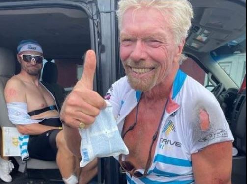 Ρίτσαρντ Μπράνσον – Τρομακτικό ατύχημα με το ποδήλατο – Σοκαριστικές φωτογραφίες