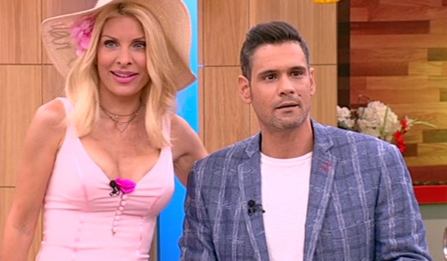 Η φαντασίωση του Δημήτρη Ουγγαρέζου με την Ελένη Μενεγάκη και το μπλε φόρεμα