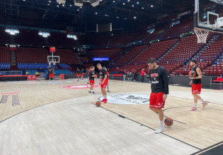 Το χαλάρωμα των παικτών του Ολυμπιακό πριν την Αρμάνι