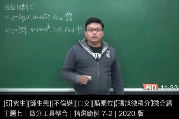 Ένας Ταϊβανέζος καθηγητής μαθηματικών διδάσκει τα μαθήματά του... στο Pornhub