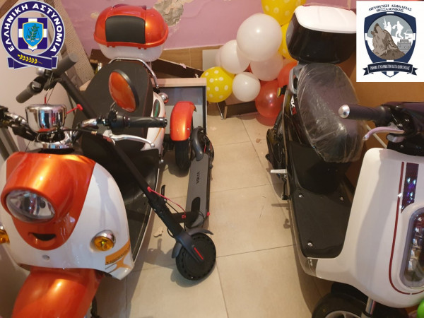 Θεσσαλονίκη – Έκλεψαν 78 ηλεκτρικά δίκυκλα και πατίνια από επιχείρηση – 60.000 ευρώ η ζημιά