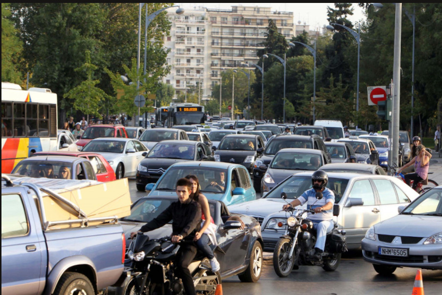 Θεσσαλονίκη - Αύξηση 10%-12% στον αριθμό των μετακινήσεων και 15%-25% στο μέσο χρόνο διαδρομής στην πόλη
