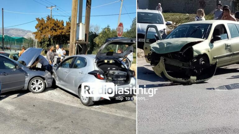 Ιεράπετρα – Σοβαρό τροχαίο με τρία οχήματα – Πώς συνέβη