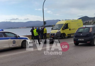 Χαλκίδα – Τροχαίο δυστύχημα με έναν νεκρό και έναν τραυματία