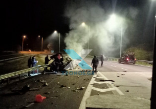 Εγνατία – Εικόνες σοκ από το τροχαίο με επτά νεκρούς