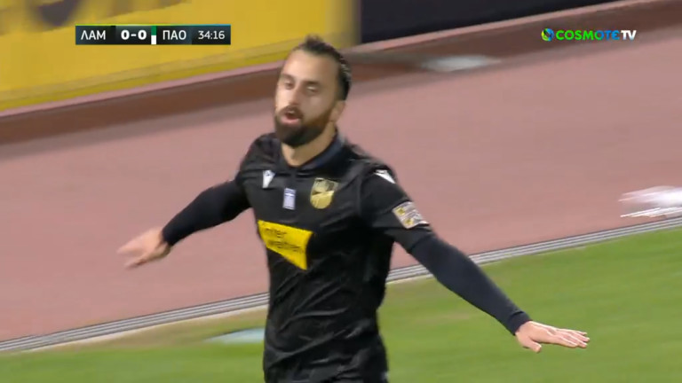Κεφαλιά Αραμπούλι και 1-0 η Λαμία με τον Παναθηναϊκό