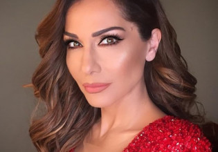 Δέσποινα Βανδή – Το σέξι κόκκινο φόρεμα που έβαλε στο αποψινό J2US