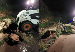 Ζάκυνθος – Προβλήματα με κατολισθήσεις λόγω της κακοκαιρίας