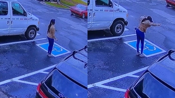 Γιόρτασε την πρόσληψη της στη δουλειά με έξαλλο χορό έξω στο πάρκινγκ – Την κατέγραψαν οι κάμερες