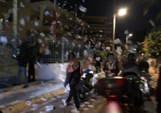 Ρουβίκωνας – Παρέμβαση στην πρεσβεία της Πολωνίας – Για τον νόμο που απαγορεύει τις εκτρώσεις