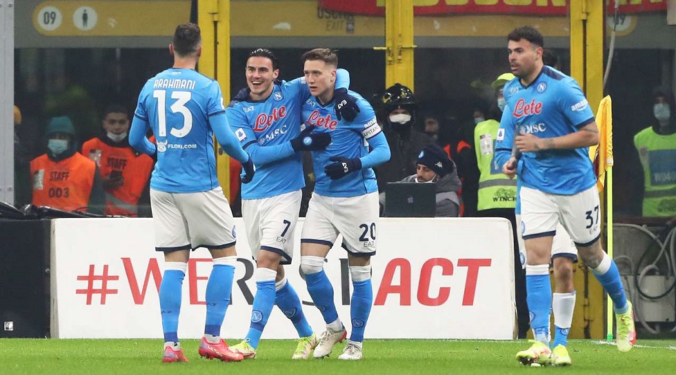 Il Napoli vince a San Siro (1-0)