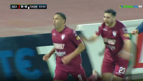 Προβάδισμα με Ταχάρ για την ΑΕΛ κόντρα στον ΠΑΟΚ