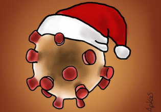 Αρκάς – Εύχεται «καλές γιορτές» με ένα… επικό σκίτσο