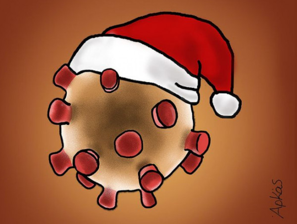 Αρκάς – Εύχεται «καλές γιορτές» με ένα… επικό σκίτσο