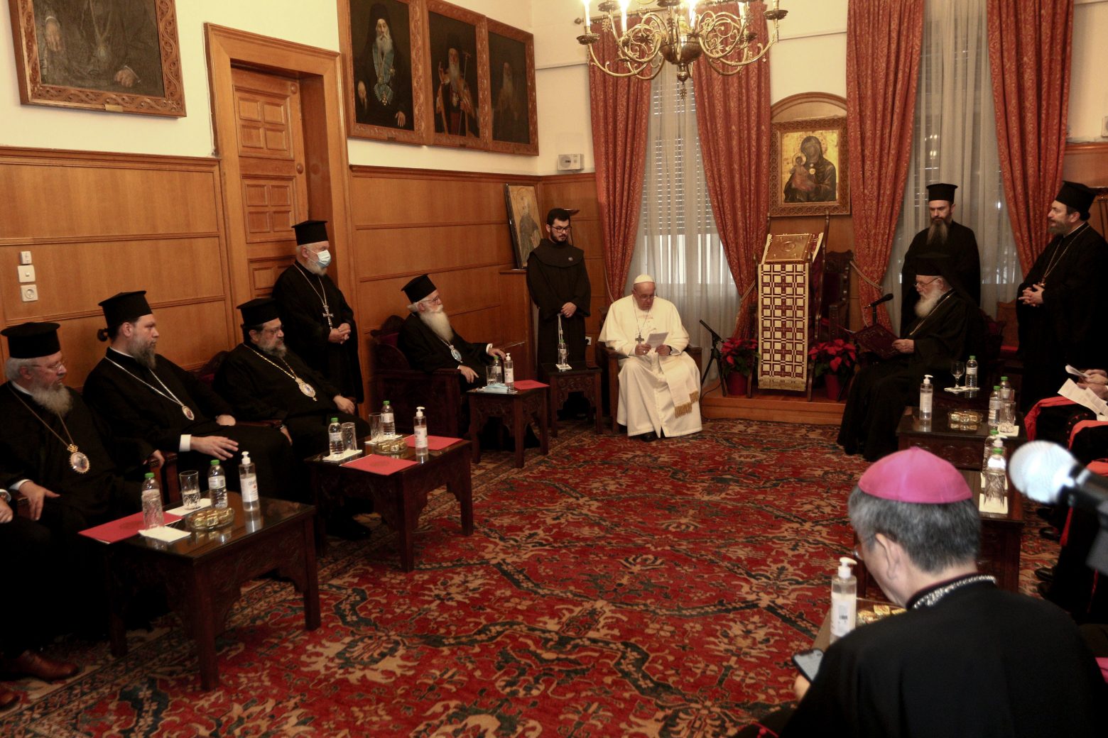 Pope Francis met with the Archbishop of Athens