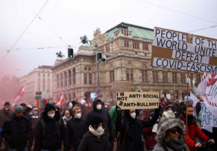 Αυστρία – Δεκάδες χιλιάδες διαδηλωτές κατά των περιοριστικών μέτρων