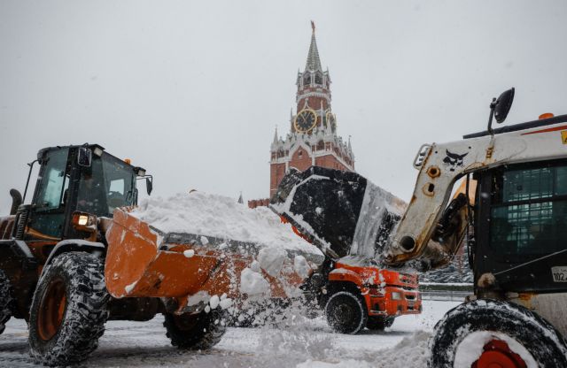 Μόσχα - Η μεγαλύτερη χιονόπτωση από το 1949