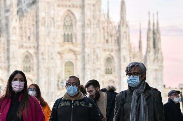 Ιταλία - Την τελευταία εβδομάδα μολύνθηκαν 320.000 άνθρωποι από κοροναϊό - Λιγότερο από το 2% εισάγεται στο νοσοκομείο