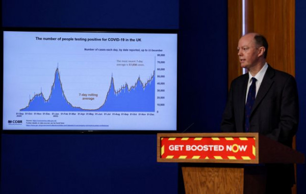 Βρετανία – Σοβαρή απειλή η Ομικρον, λέει ο αρχίατρος της Αγγλίας