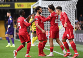 Τα πανηγύρια της Λίβερπουλ μετά τη δραματική πρόκριση επί της Λέστερ