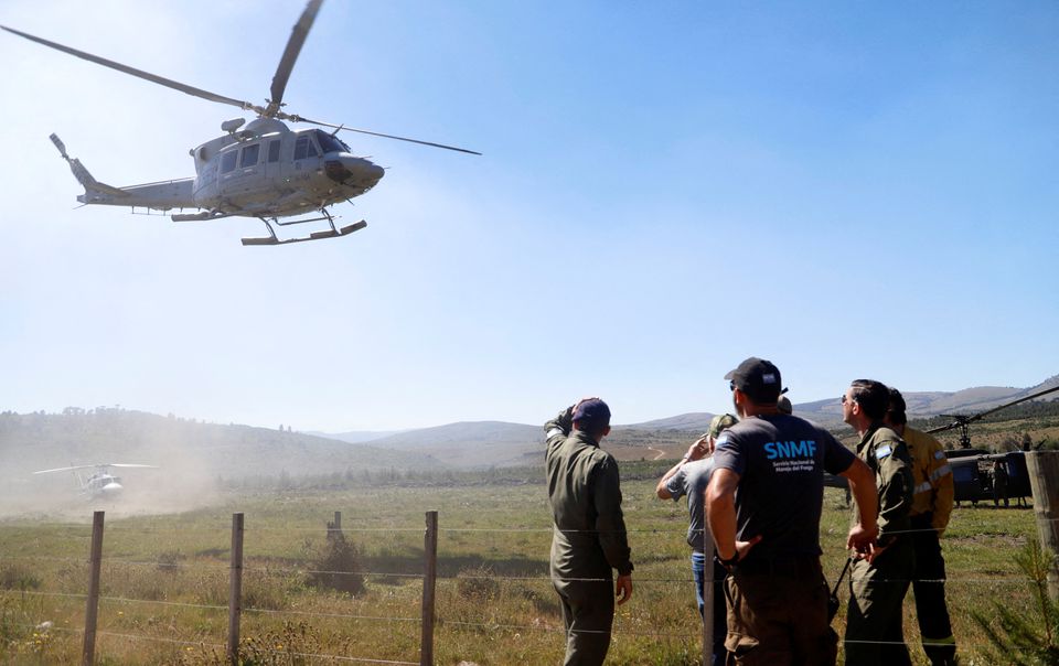 Αργεντινή – Δύο νεκροί μετά από πτώση πυροσβεστικού ελικοπτέρου στην Παταγονία