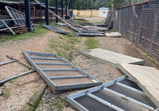 Terra Vibe Park – Μεγάλες καταστροφές λόγω κακοκαιρίας