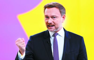 Κρίστιαν Λίντνερ – Η Γερμανία να γίνει φιλόδοξη, όπως η Ελλάδα