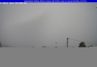 Καιρός – Κάρμελ – Ντύθηκε στα «λευκά» η Αττική – Χιονοθύελλα σε Βίλια, Πάρνηθα και Ιπποκράτειο Πολιτεία [Εικόνες]