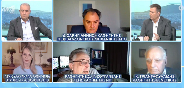 Χαμός στον «αέρα» του ΑΝΤ1 – Καθηγητής αμφισβητεί τα εμβόλια