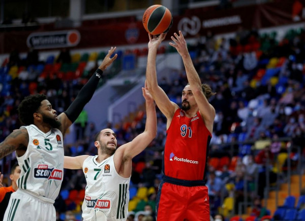 ΤΣΣΚΑ Μόσχας – Παναθηναϊκός 97-77 – Έβγαλε την υποχρέωση…