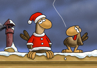 Αρκάς – Μας καλημερίζει με πρωταγωνιστές τα σπουργίτια και τον γιο να μη χαρίζει «κάστανα» στον πατέρα