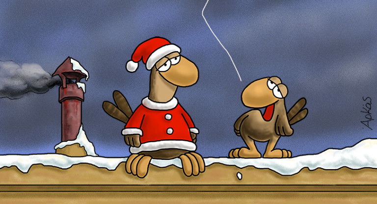 Αρκάς – Μας καλημερίζει με πρωταγωνιστές τα σπουργίτια και τον γιο να μη χαρίζει «κάστανα» στον πατέρα