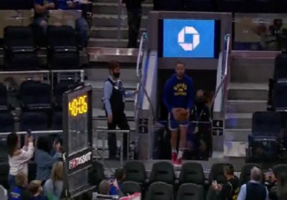 Απίστευτος Κάρι – Το «παστέλωσε» και από τις εξέδρες!