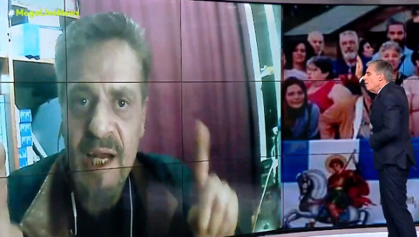 Κοροναϊός – Χαμός στον «αέρα» με τον Νίκο Ευαγγελάτο και αρνητή – «Δε θα πέθαινε ο Τράγκας αν…»