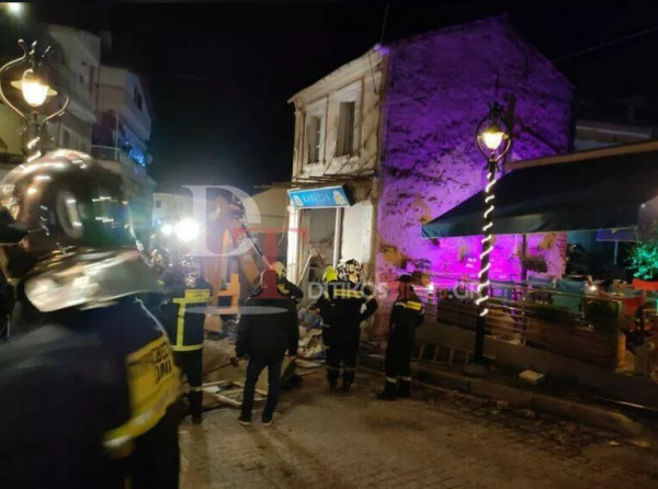 Καστοριά – Κατέρρευσε κτίριο – Υπάρχει εγκλωβισμένο άτομο