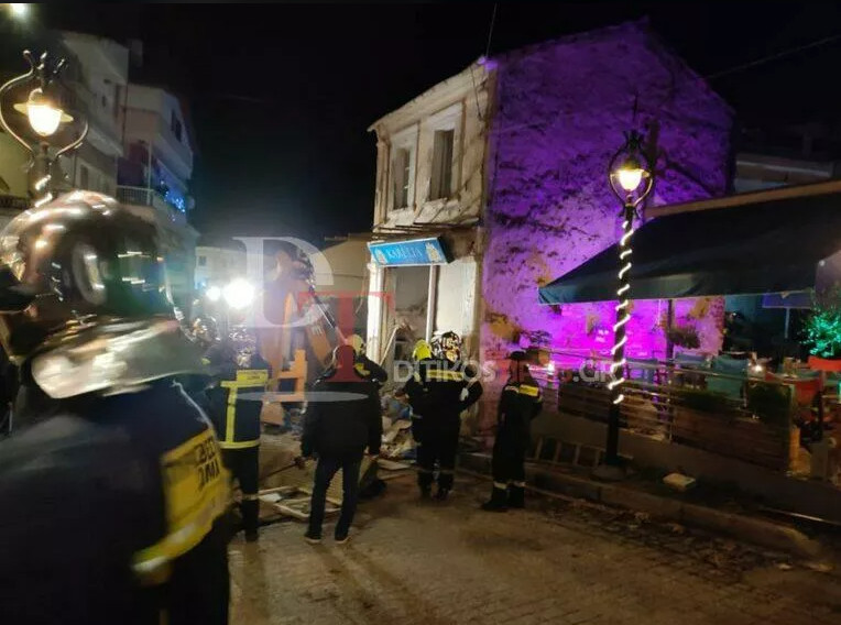 Καστοριά - Κατέρρευσε κτίριο - Υπάρχει εγκλωβισμένο άτομο