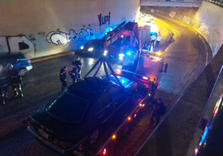 Τροχαίο στη Λεωφόρο Αμφιθέας – Δείτε εικόνες από το σημείο